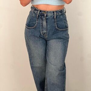 Oak and Fort Wide-Legged Slouchy Jeans